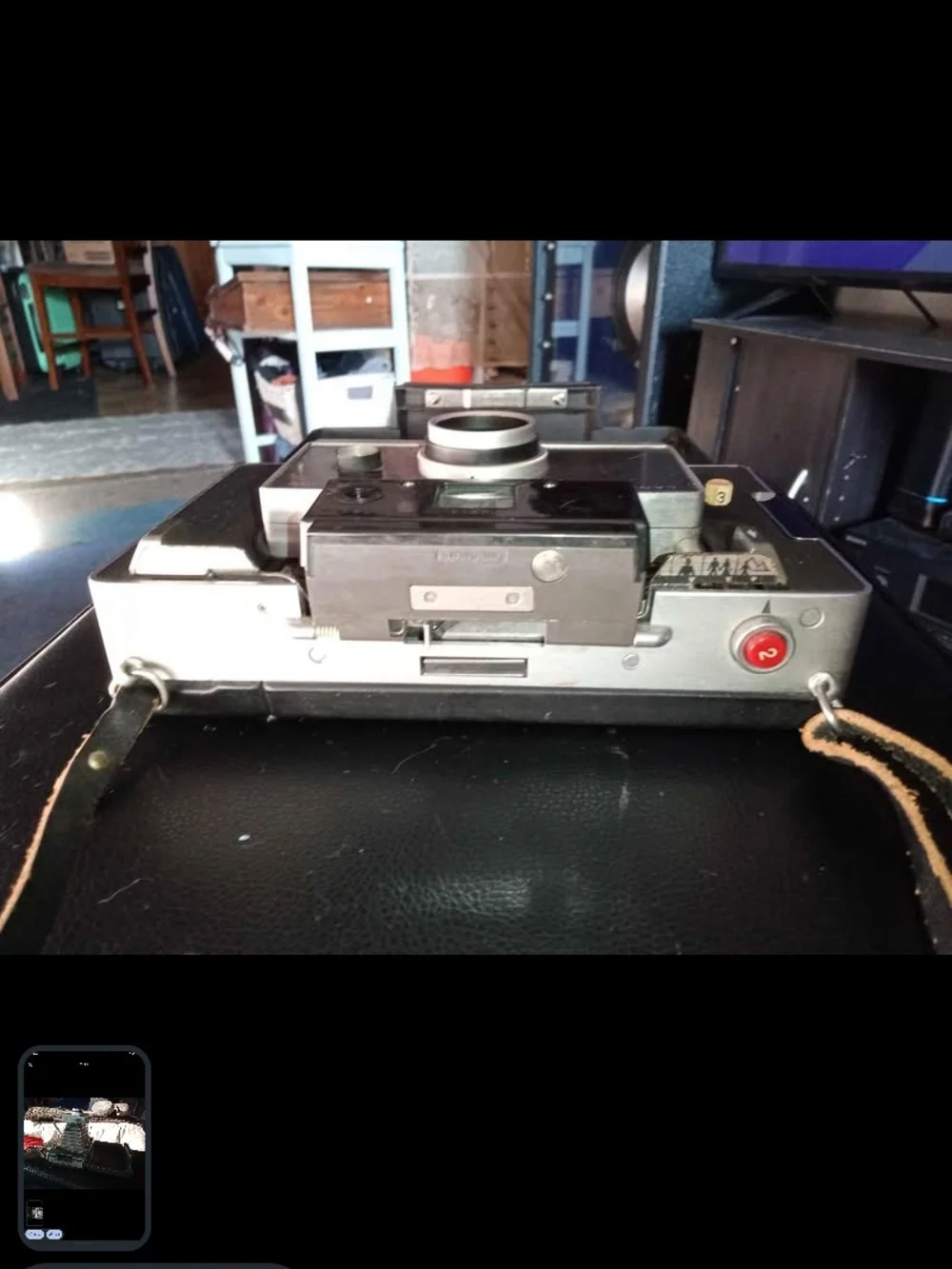 Polaroid Land Camera Automatic 100 - Black Vintage Instant Camera